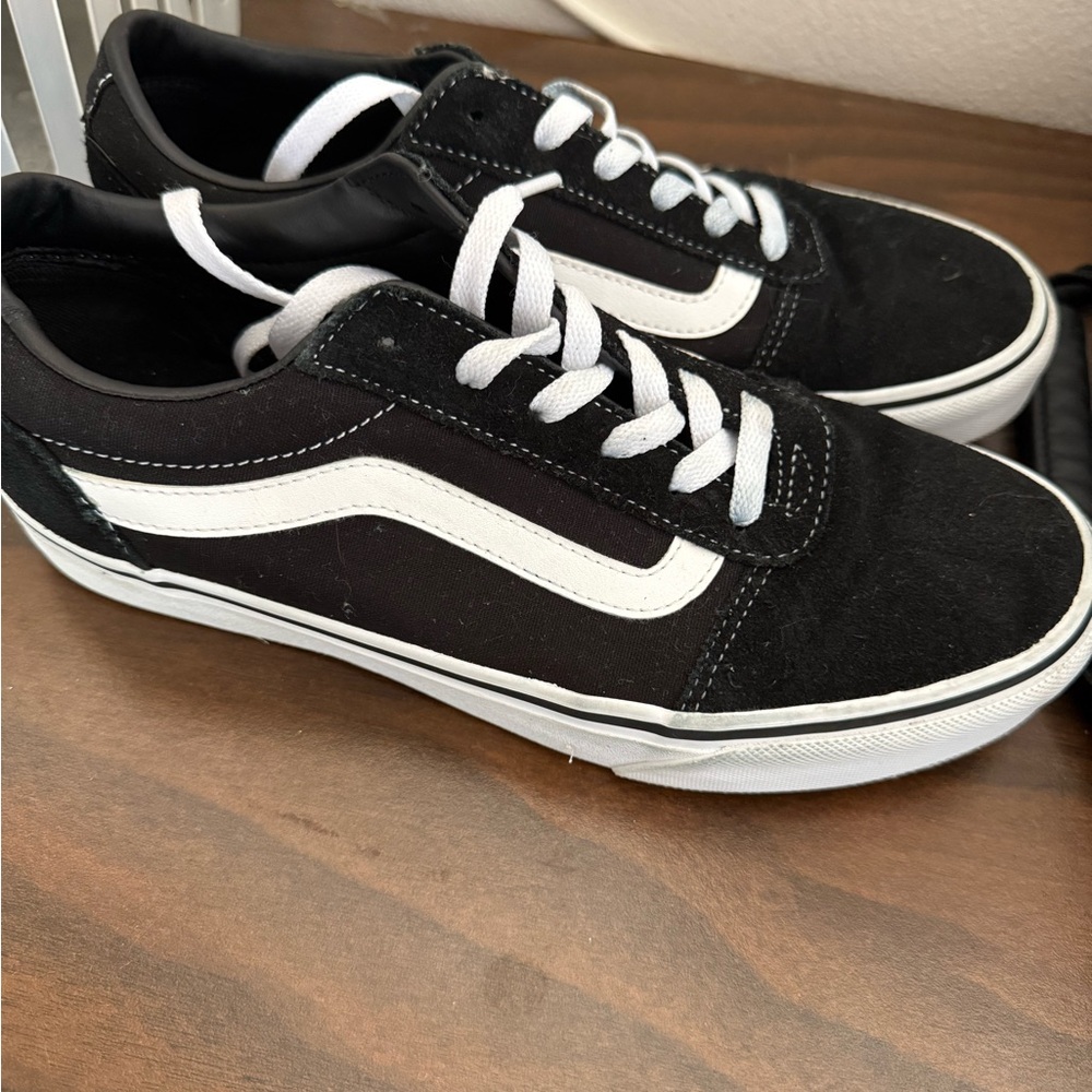 Classic Black and White Sneakers